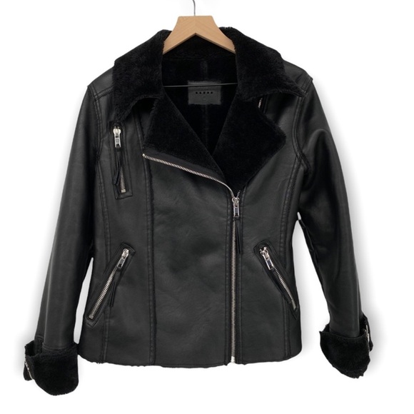 Blank NYC Jackets & Blazers - BLANK NYC Faux Leather Shearing Jacket